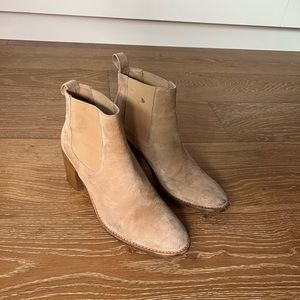 Jenni Kayne Suede Heeled Chelsea Boots 39